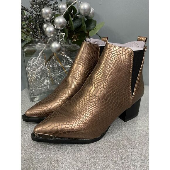 Seven7 Western Copper Boots Size 7 - Picture 4 of 8